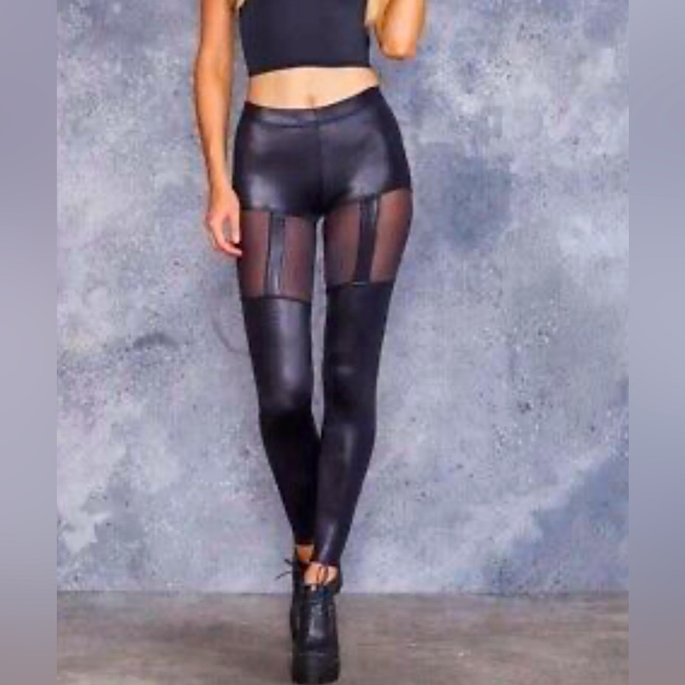 Blackmilk Suspender Leggings